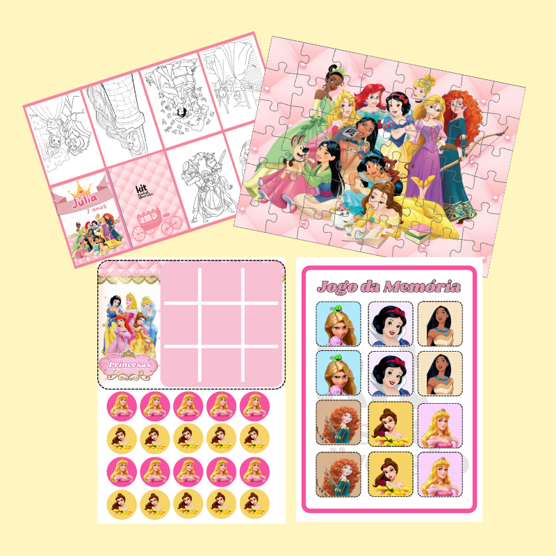 Kit Princesas